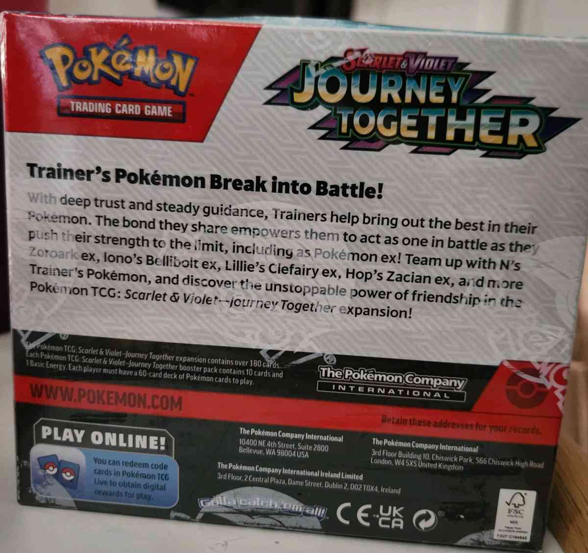 Pokemon Journey Together Enahnced Booster Box - Adelanto, California - FleaMarketBay