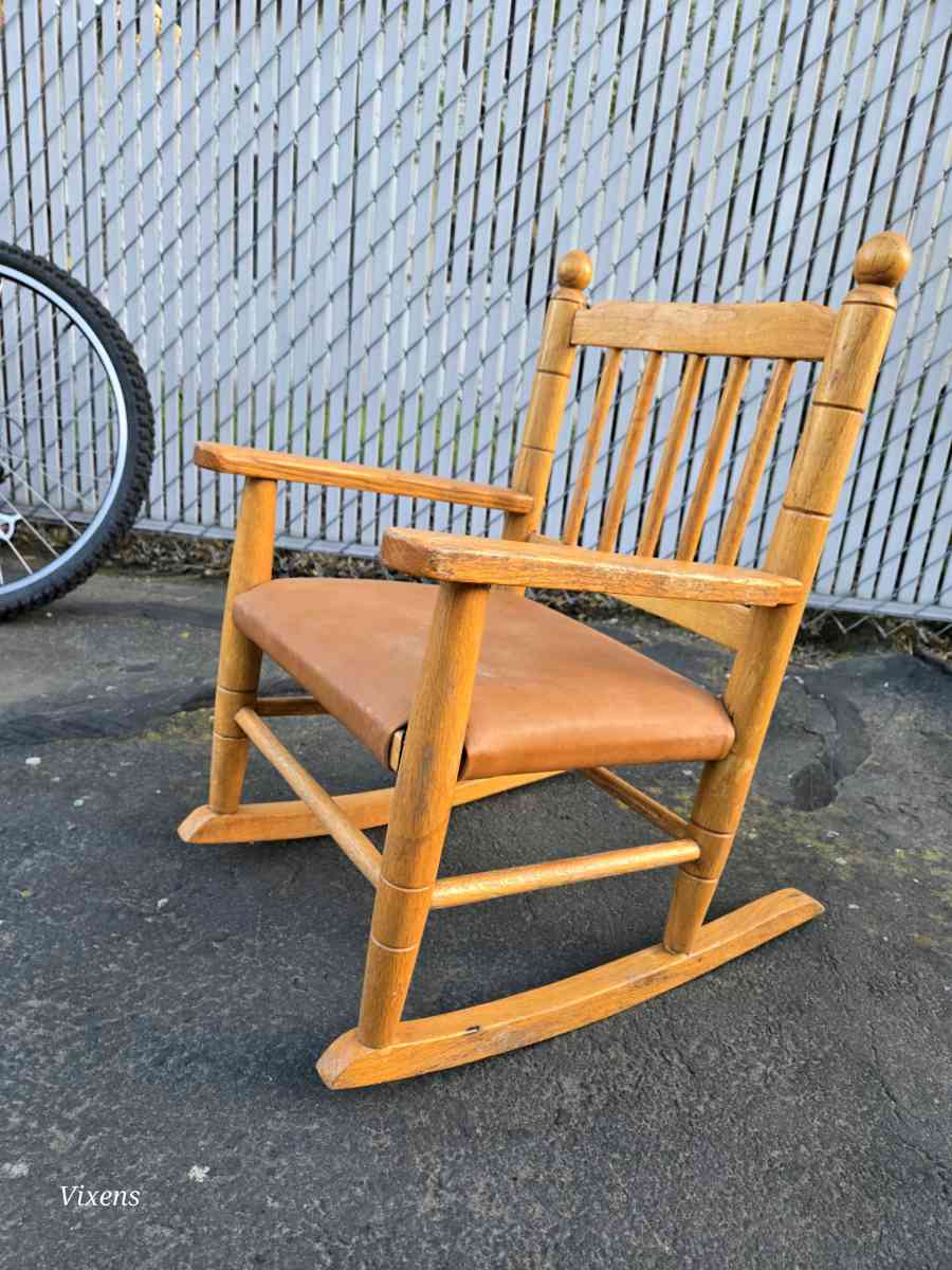 Vintage Childrens Rocking Chair - Ashland, Oregon - FleaMarketBay