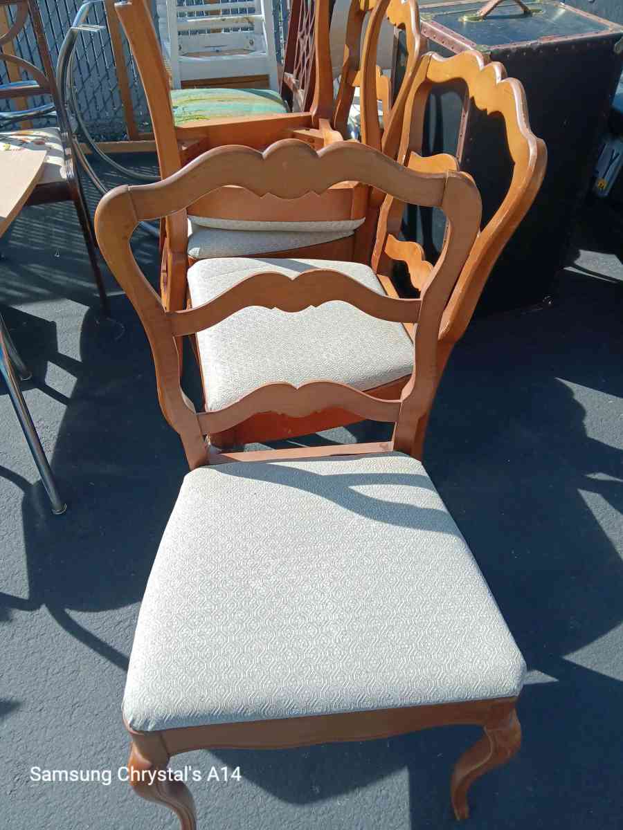 Vintage French provincial ladder chairs - Ashland, Oregon - FleaMarketBay