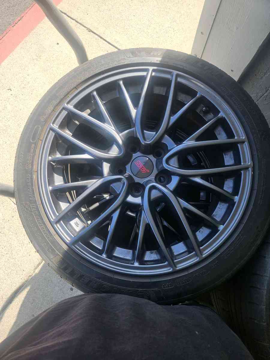 2018 SUBARU WRX STI LIMITED WHEELS 19X85 JAPAN SET OF 4  Enk - San Jose, California