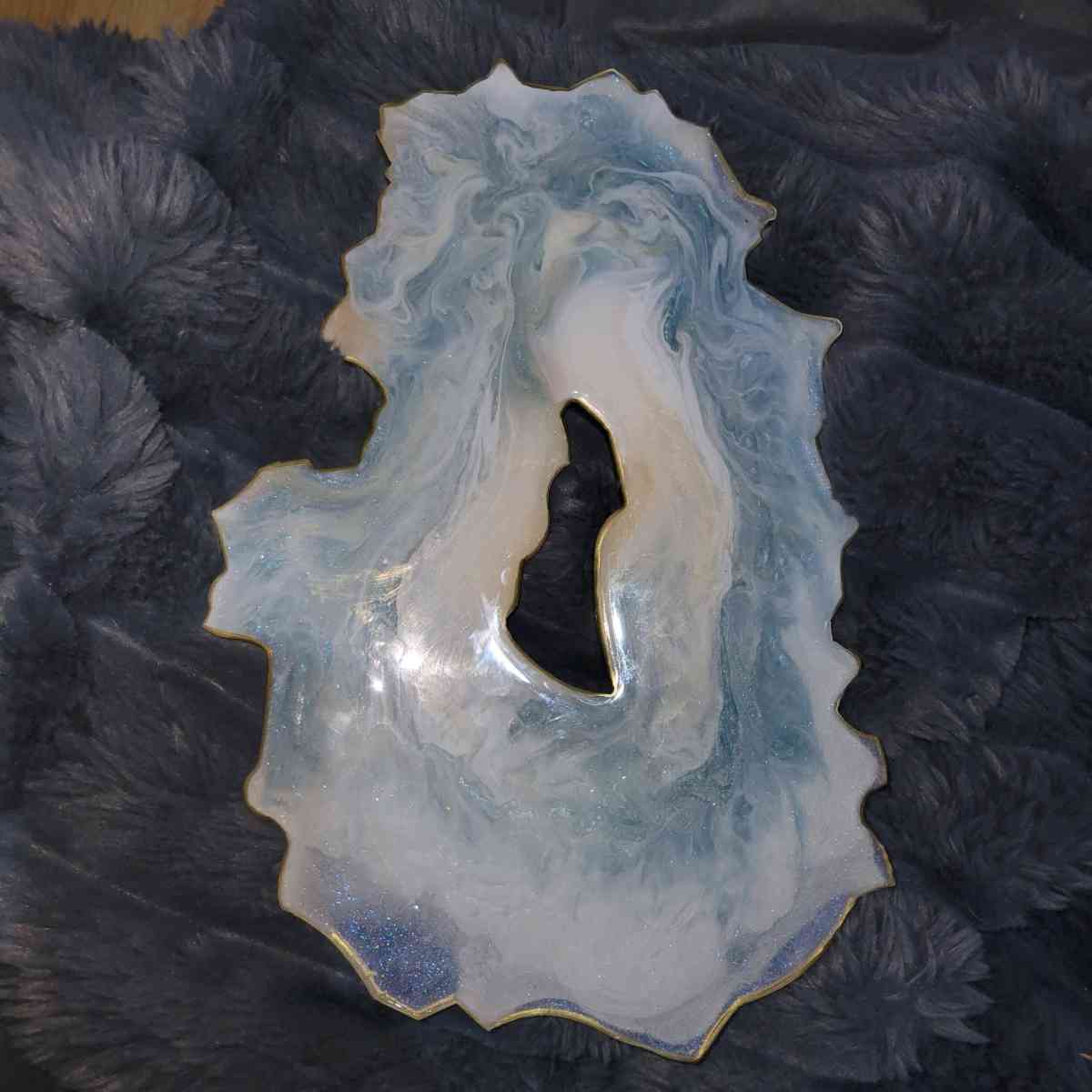 Free form geode artwork