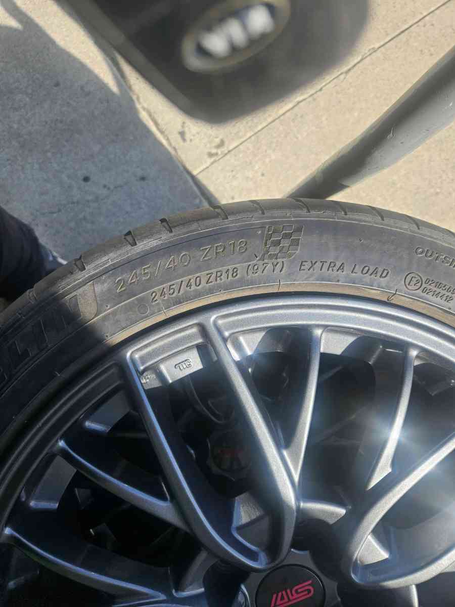 2018 SUBARU WRX STI LIMITED WHEELS 19X85 JAPAN SET OF 4  Enk - San Jose, California - FleaMarketBay