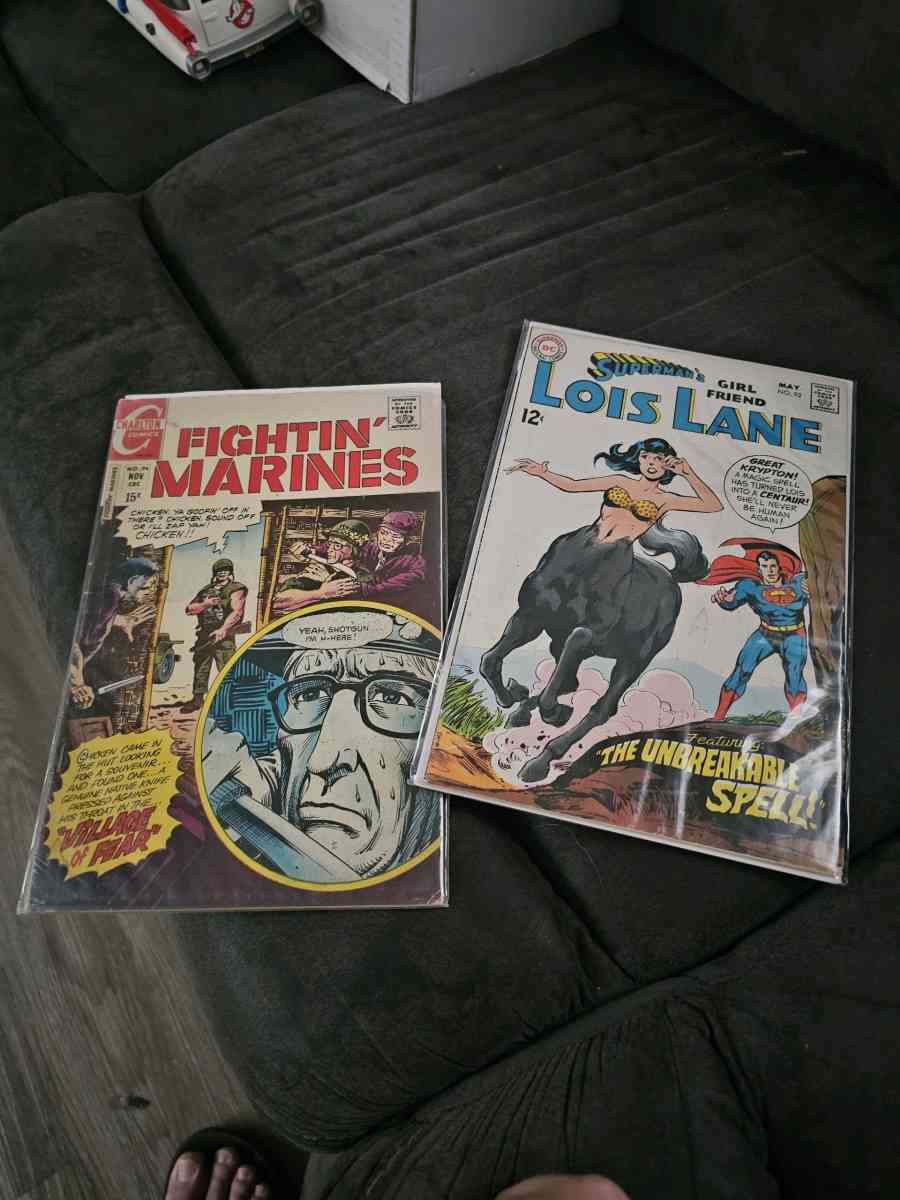 two vintage comic books from the Silver Age - Oceanside, California