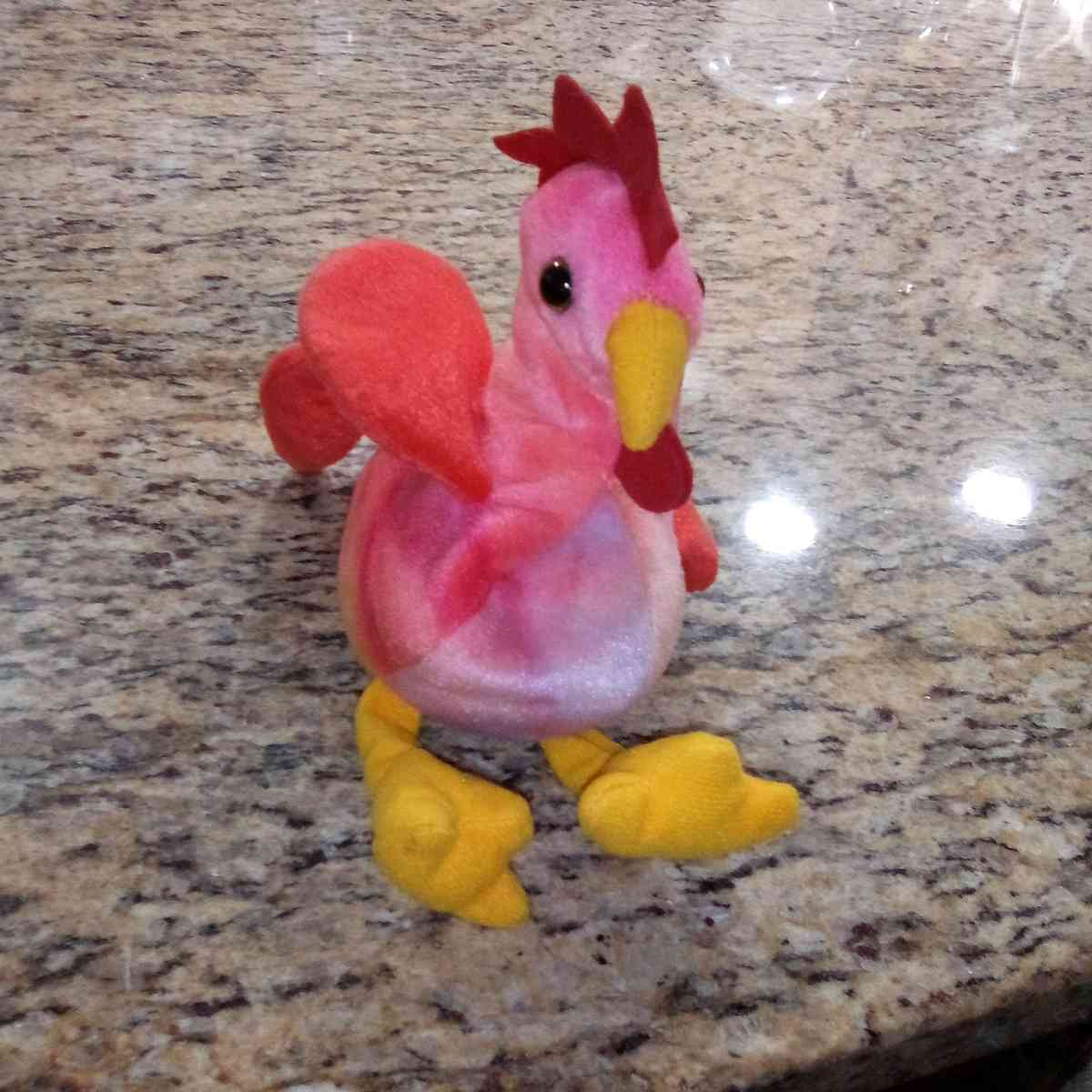 ty STRUT BEENIE BABY Very rare with error - Mesa, Arizona - FleaMarketBay