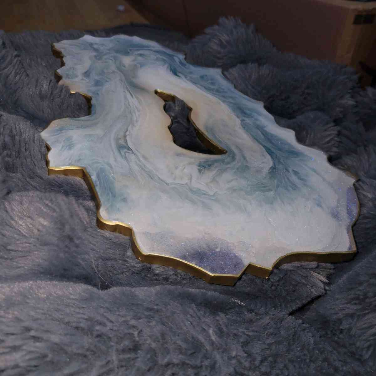 Free form geode artwork - Rochester, New Hampshire - FleaMarketBay