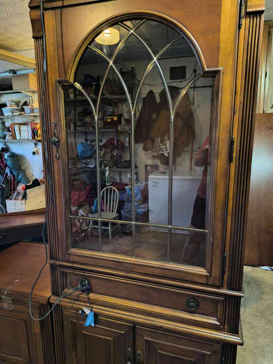 beautiful cherry entertainment center - Pooler, Georgia - FleaMarketBay