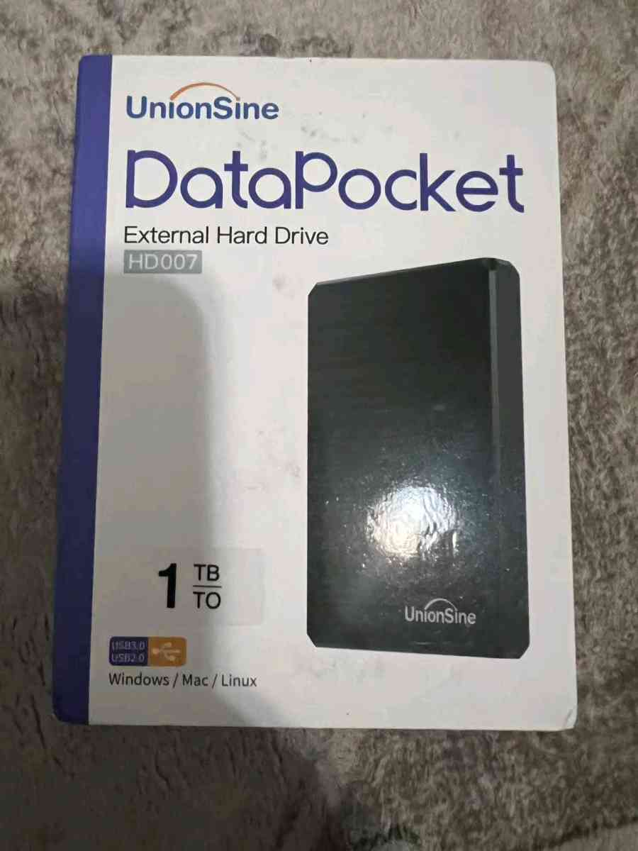UnionSine DataPocket 1TB External Hard Drive HD007 - New York, New York - FleaMarketBay