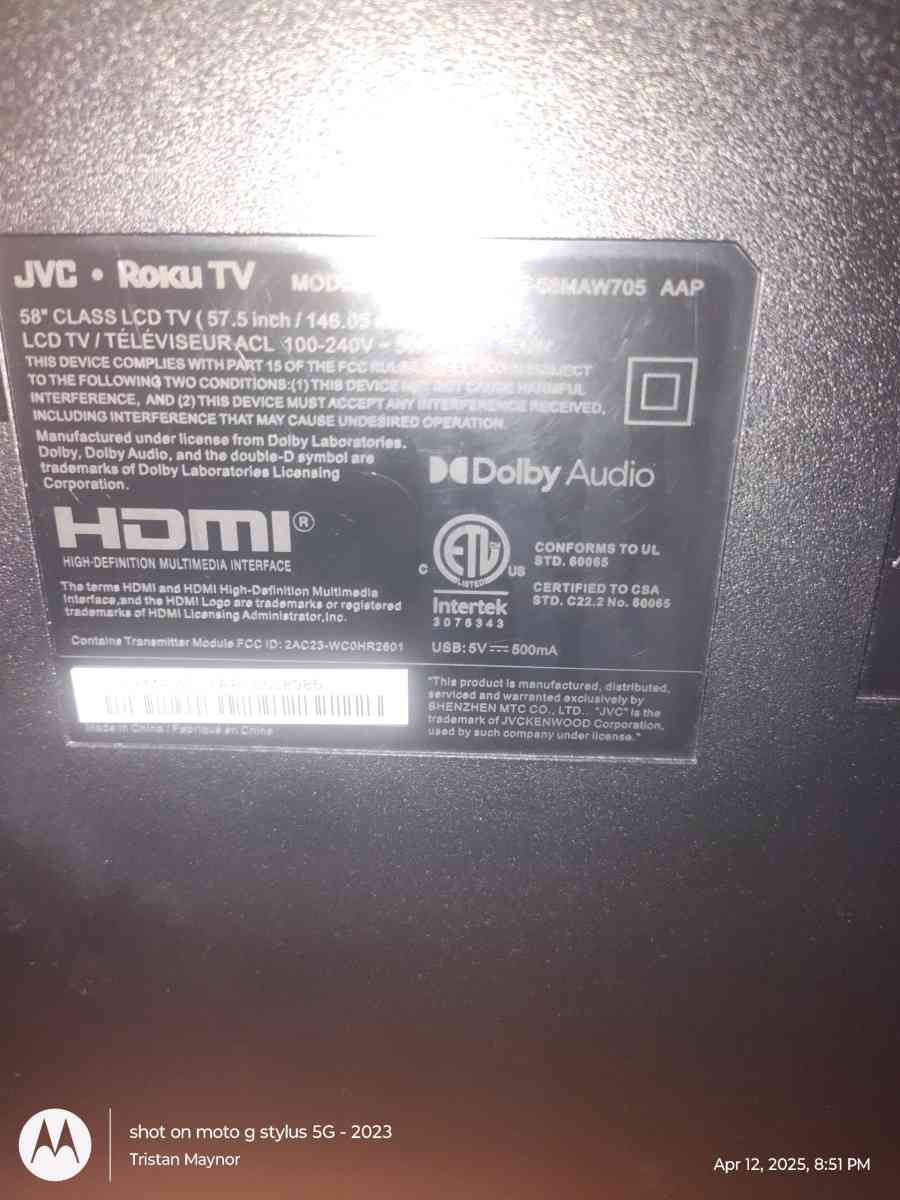 JVc roku - Easton, Pennsylvania