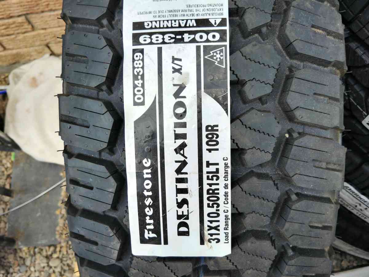Brand New 15 inch Tire Firestone Destination XT - Albuquerque, New Mexico - FleaMarketBay
