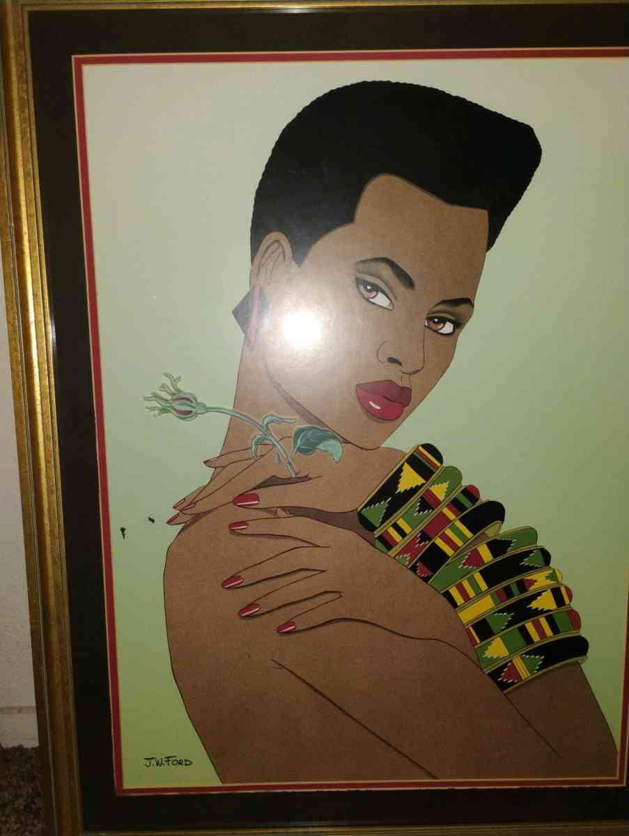 I am selling this beautiful signed picture by Jw Ford - Moreno Valley, California - FleaMarketBay