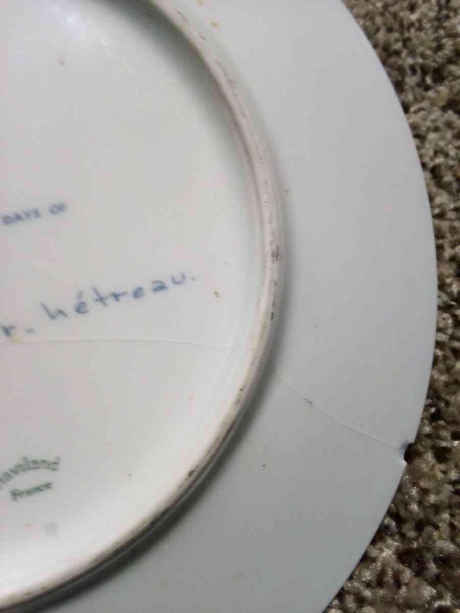 noel 1978 Havilland linoge plate - Mc Minnville, Tennessee - FleaMarketBay