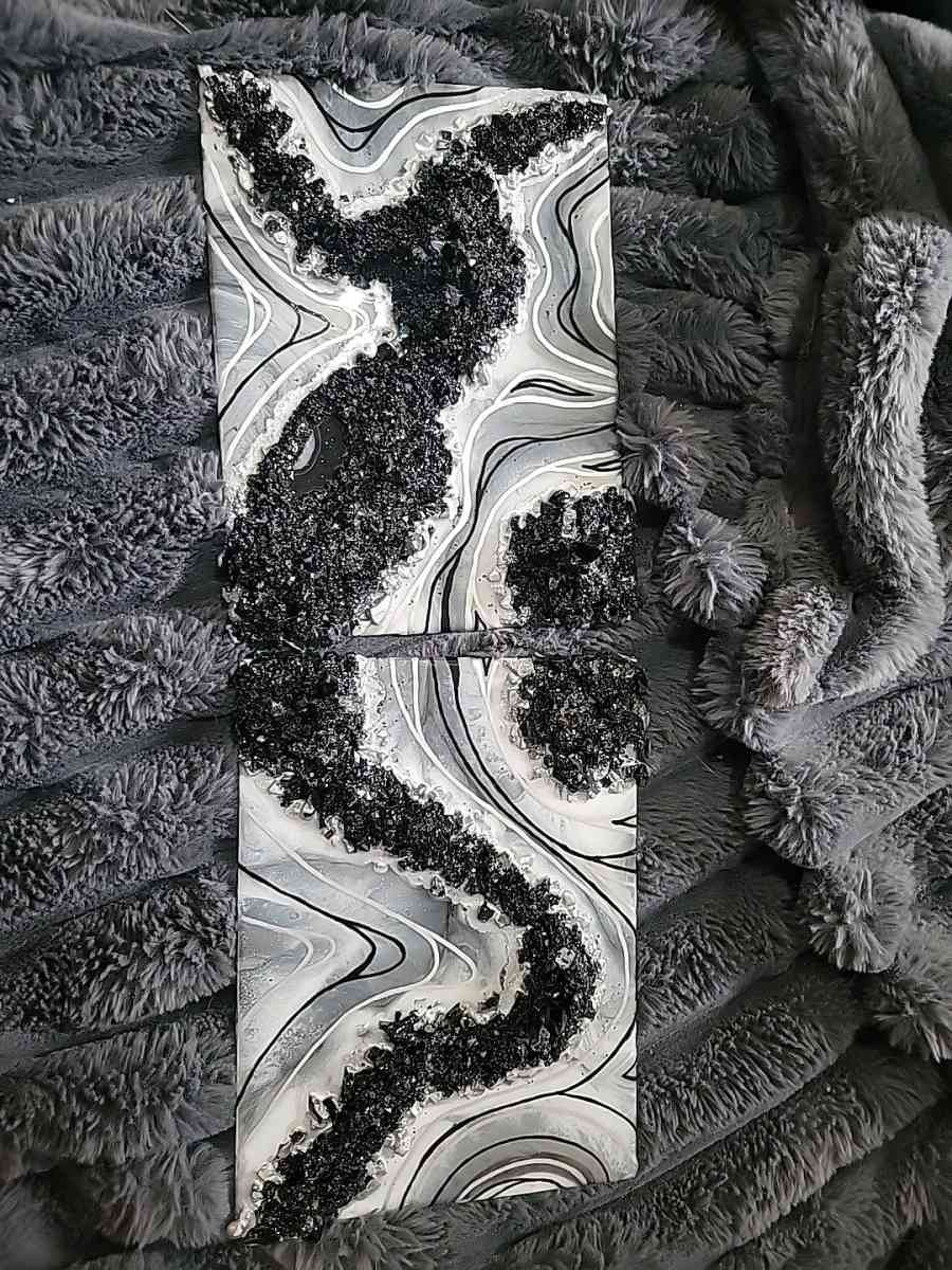 Epoxy and Geode Artwork - Rochester, New Hampshire - FleaMarketBay
