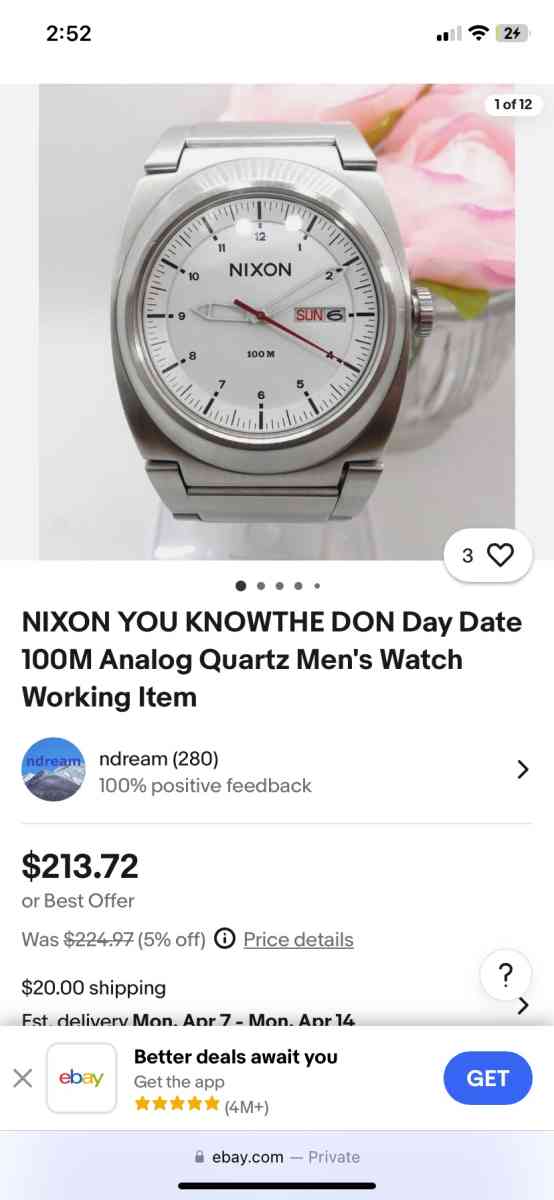 Nixon watch - Cleveland, Ohio - FleaMarketBay
