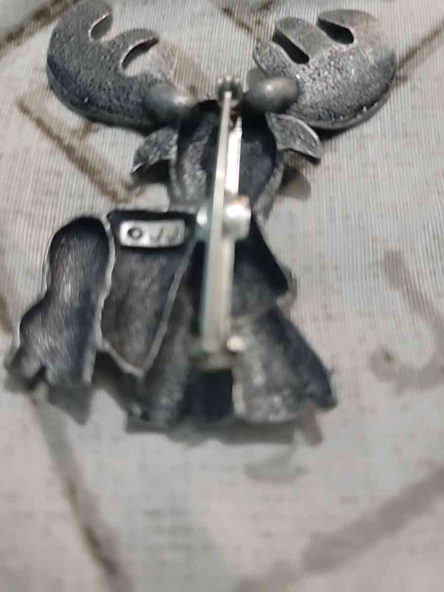 Moose brooch - Brighton, Michigan - FleaMarketBay