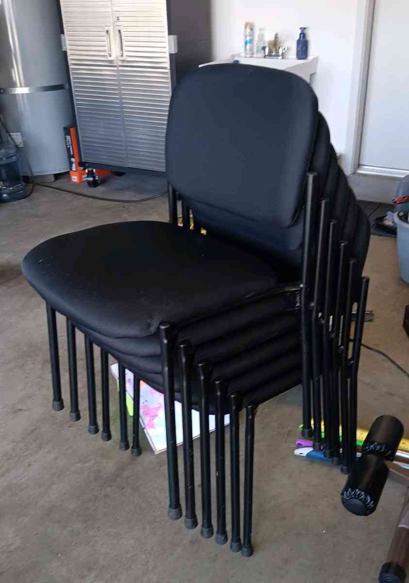 black chairs
