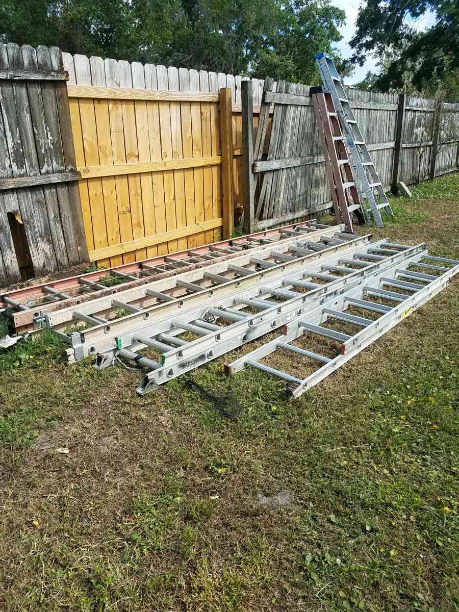 several extension ladders - Land O Lakes, Florida