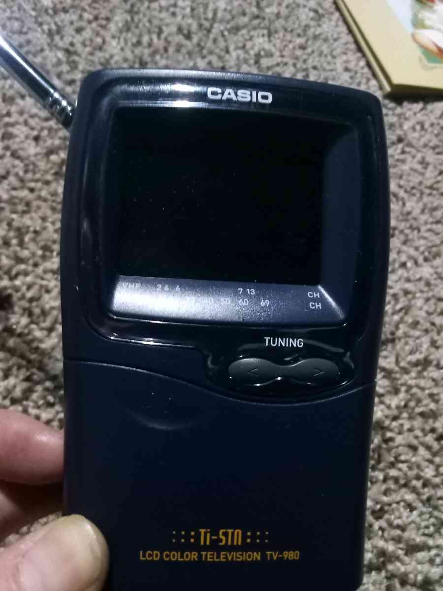 vintage hand held tv casio - Mc Minnville, Tennessee - FleaMarketBay