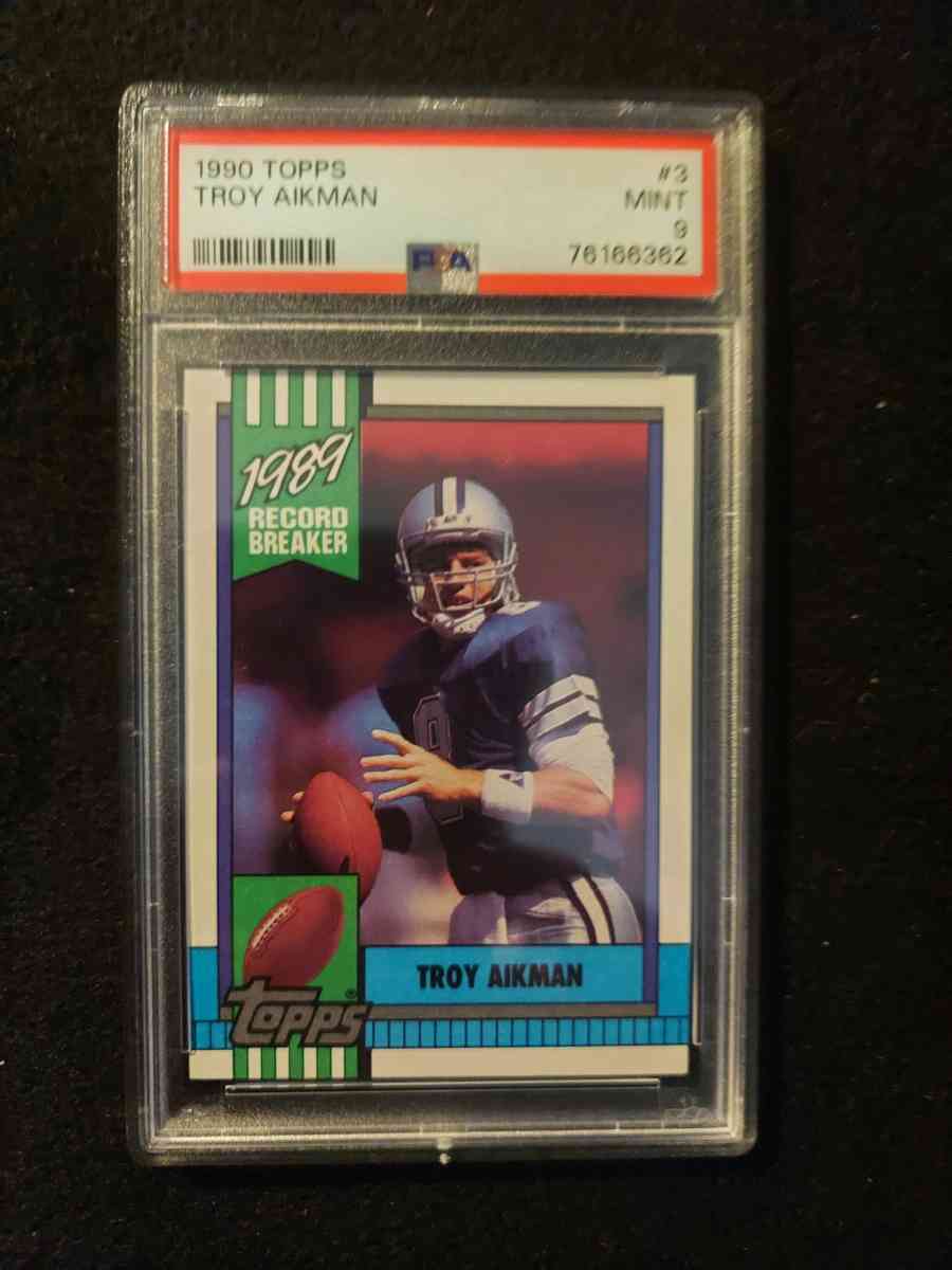 Troy Aikman card - Lancaster, California