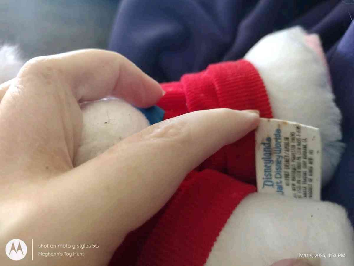 Vintage Roger Rabbit Disneyland Tagged Plush - Saint Charles, Missouri - FleaMarketBay