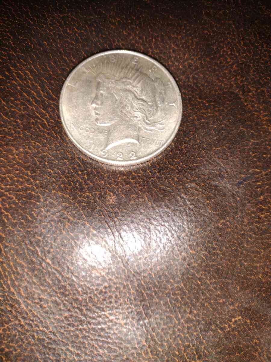 1922 piece dollar silver coin - Phoenix, Arizona