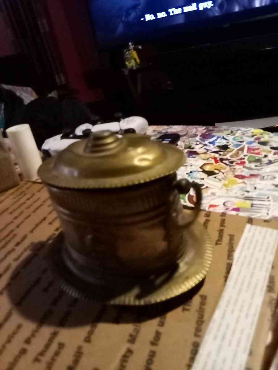 antique brass container - Mc Minnville, Tennessee - FleaMarketBay