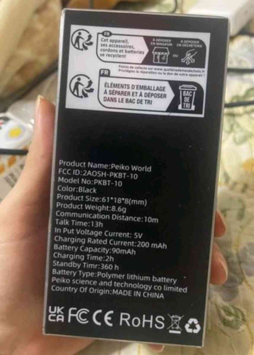 PEIKO WORLD INTELLIGENT TRANSLATION BLUETOOTH MULTILANGUAGE - Rancho Cordova, California - FleaMarketBay