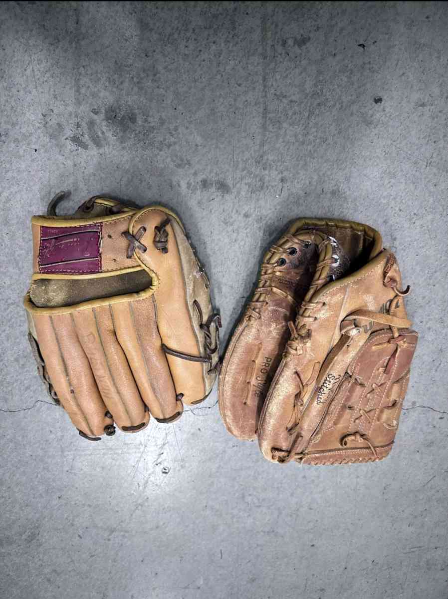 baseball gloves