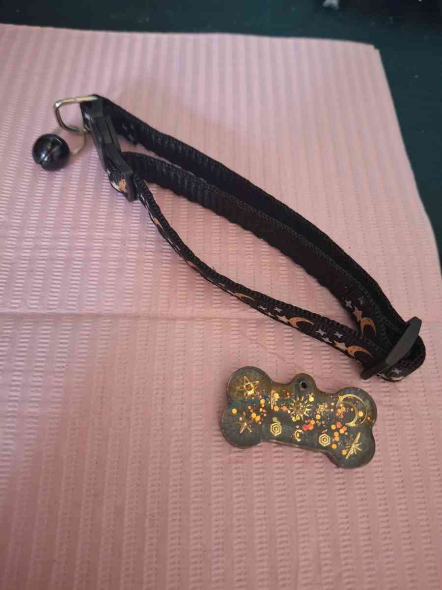 Collar y tag id Negro - Fajardo, Puerto Rico - FleaMarketBay