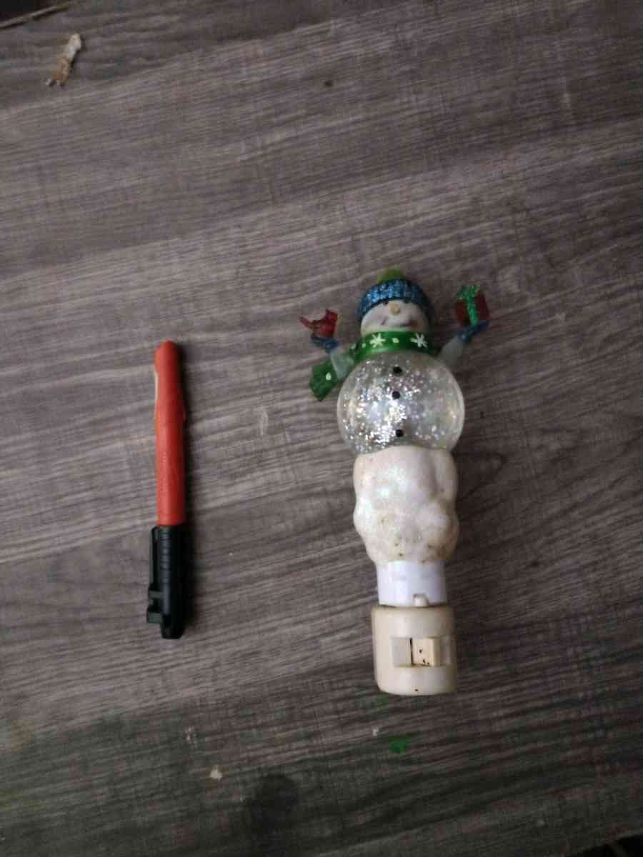 xmass jar and night light - Cleveland, Ohio - FleaMarketBay