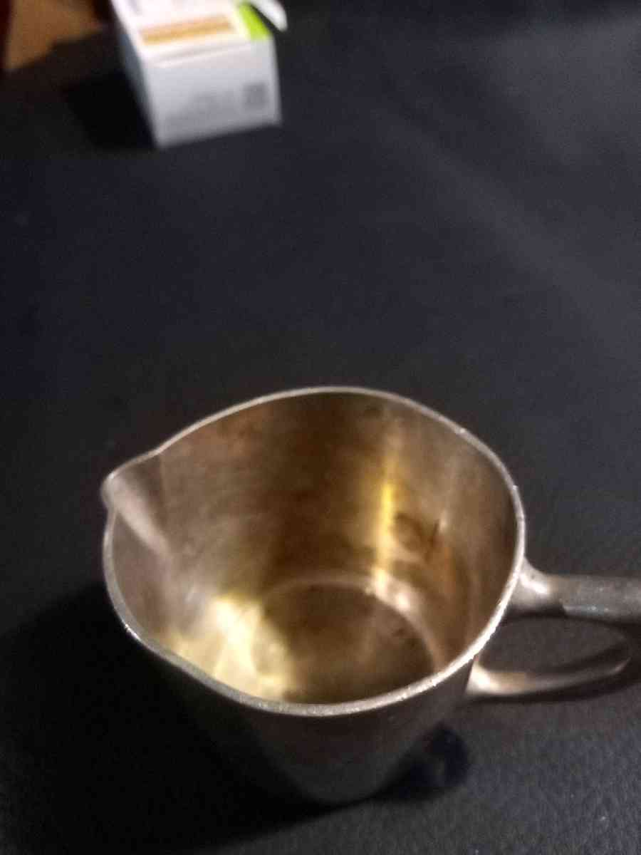 miniature silver water pitcher - Mc Minnville, Tennessee - FleaMarketBay