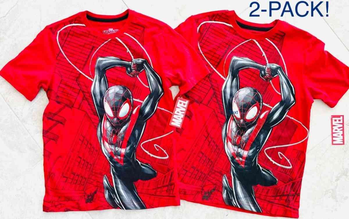 SpiderMan 2Pack Boys XL 1416 Graphic Shirt Marvel
