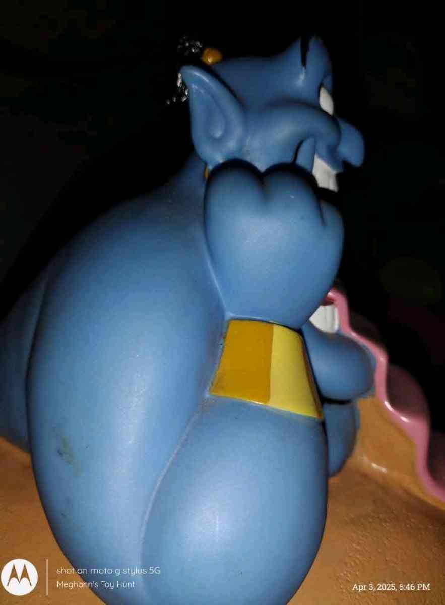 Vtg Disney Aladdin Genie Coin Bank - Saint Charles, Missouri - FleaMarketBay