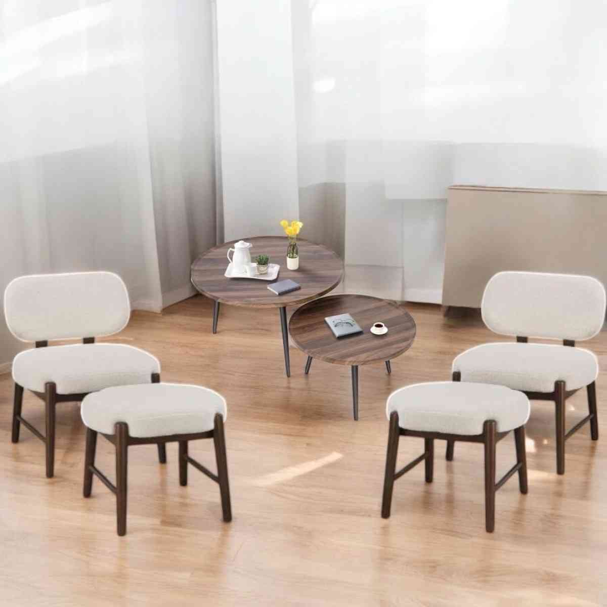 Brand New Never open box Wooden chairs Comfortable round - Corona, California - FleaMarketBay