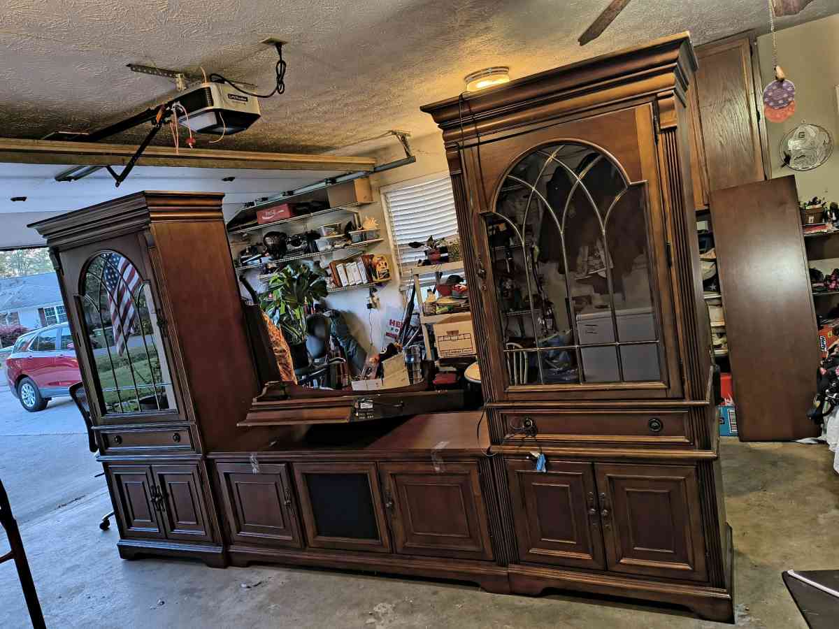 beautiful cherry entertainment center - Pooler, Georgia - FleaMarketBay