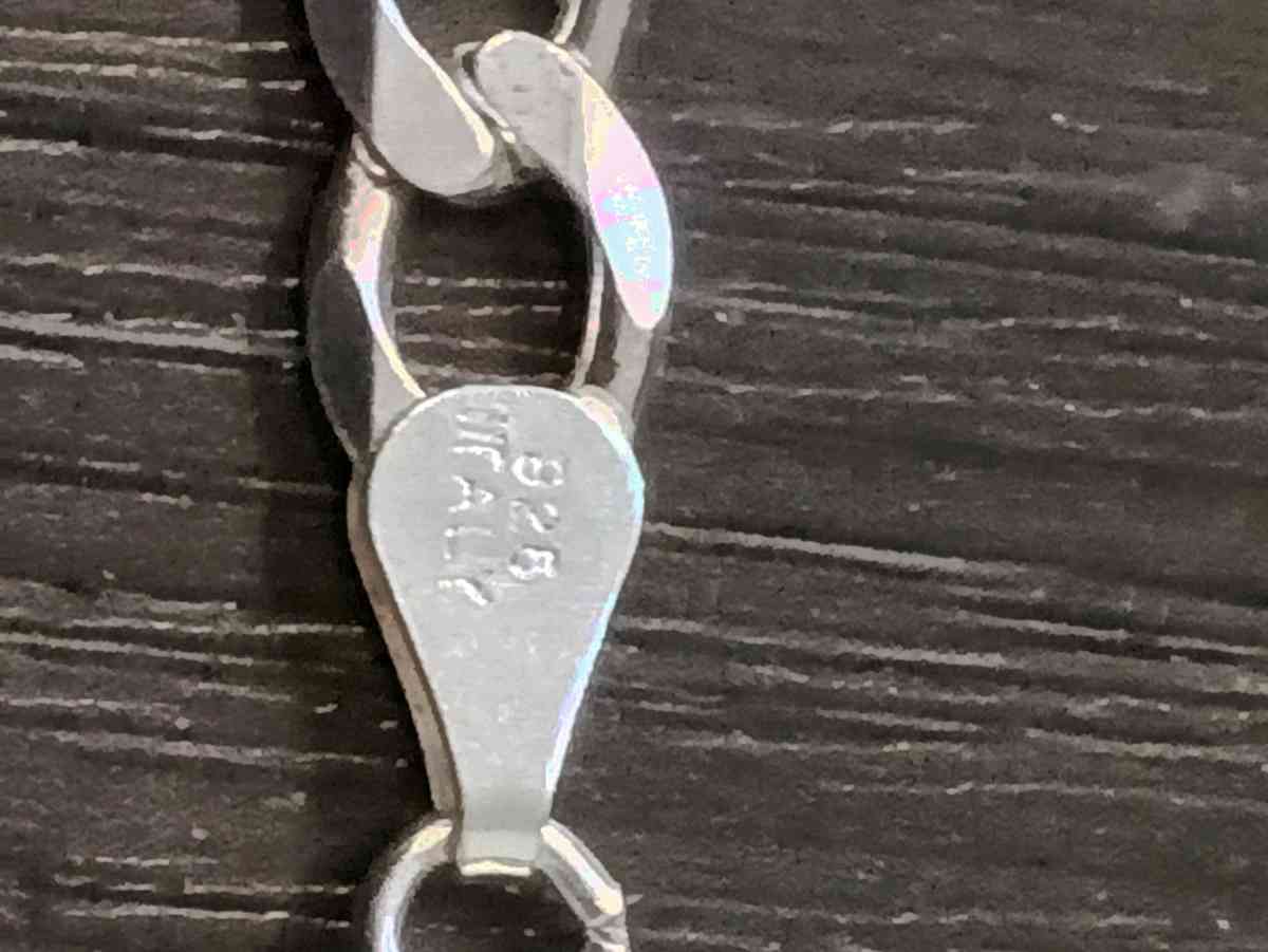 unisex Sterling Silver Chain - Los Angeles, California - FleaMarketBay