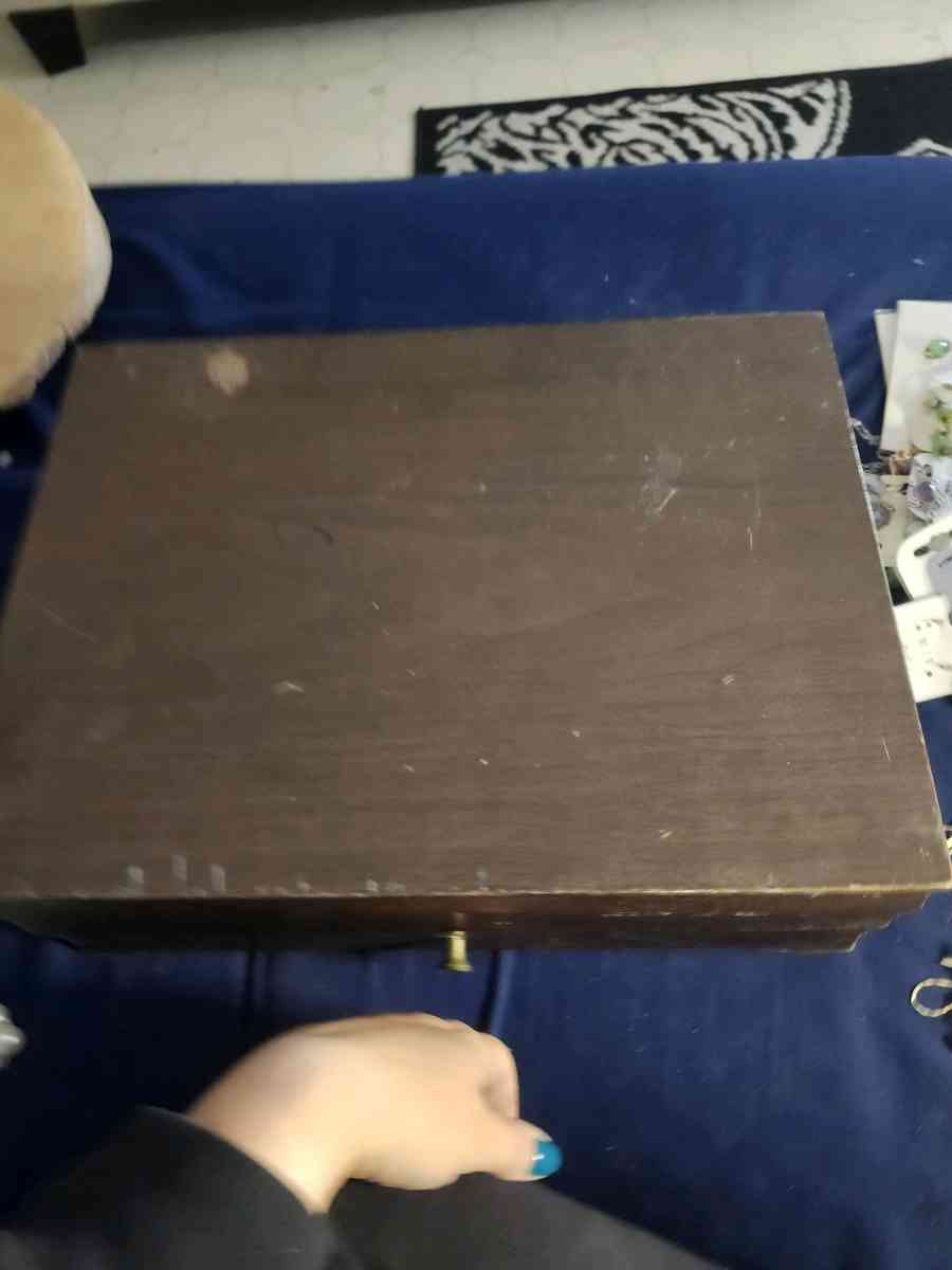 Vintage silverware chest - Clarkdale, Arizona