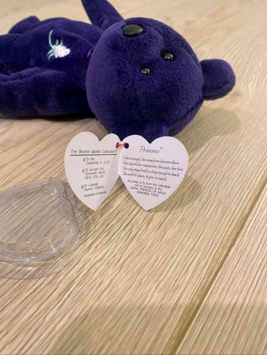 RARE Princess Diana Beanie Baby handmade in Indonesia - Oceanside, California - FleaMarketBay