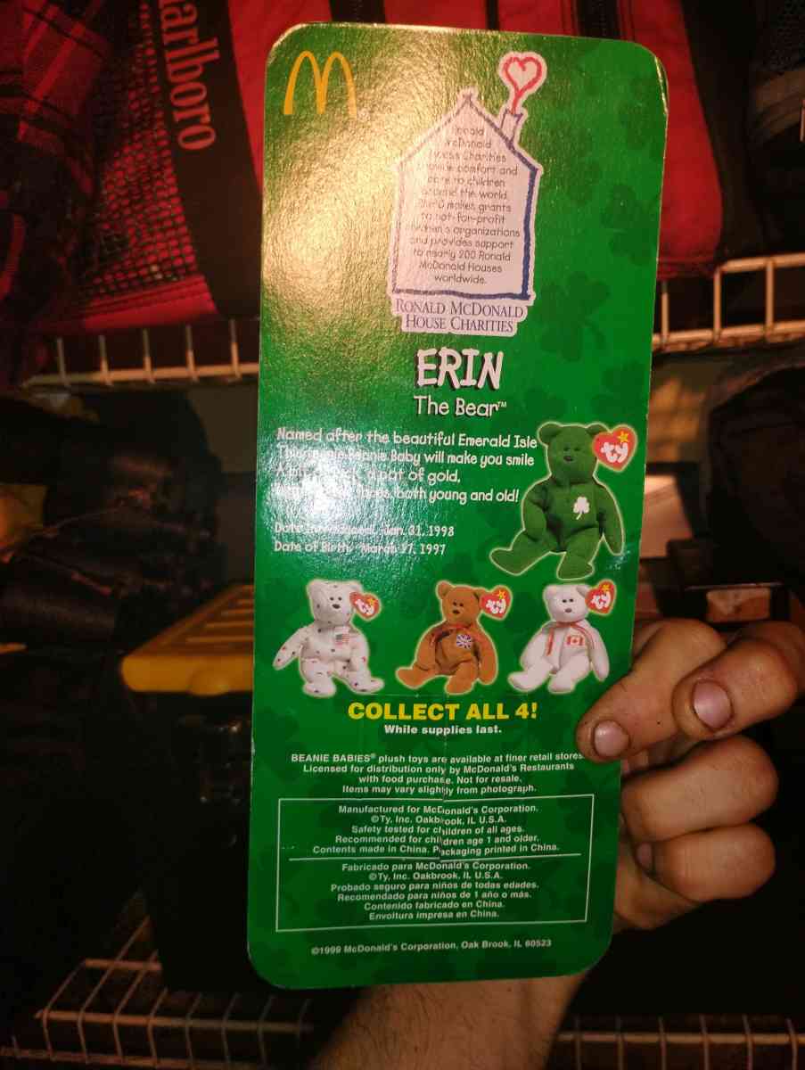 erin the bear McDonalds unopened - Knoxville, Tennessee - FleaMarketBay