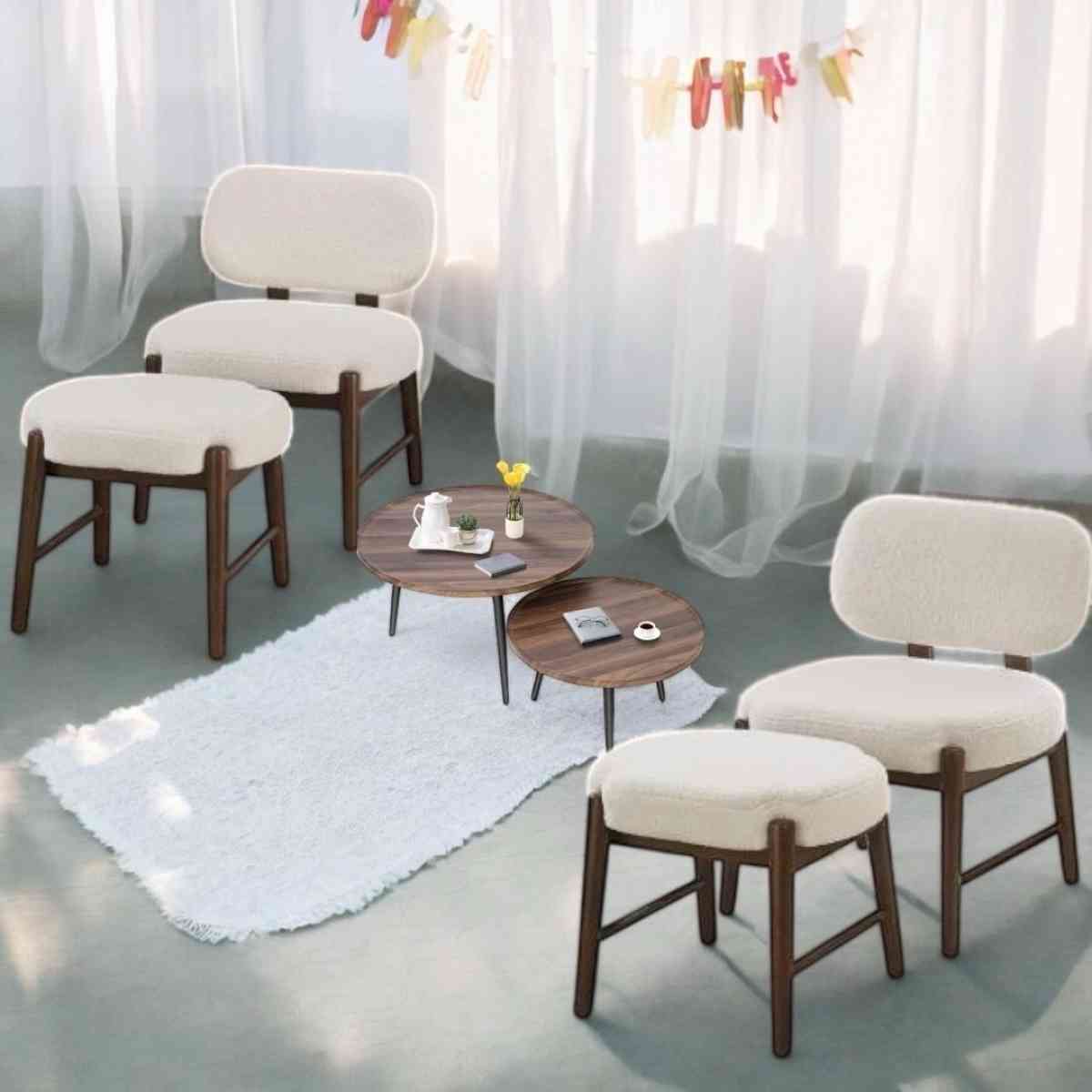 Brand New Never open box Wooden chairs Comfortable round - Corona, California