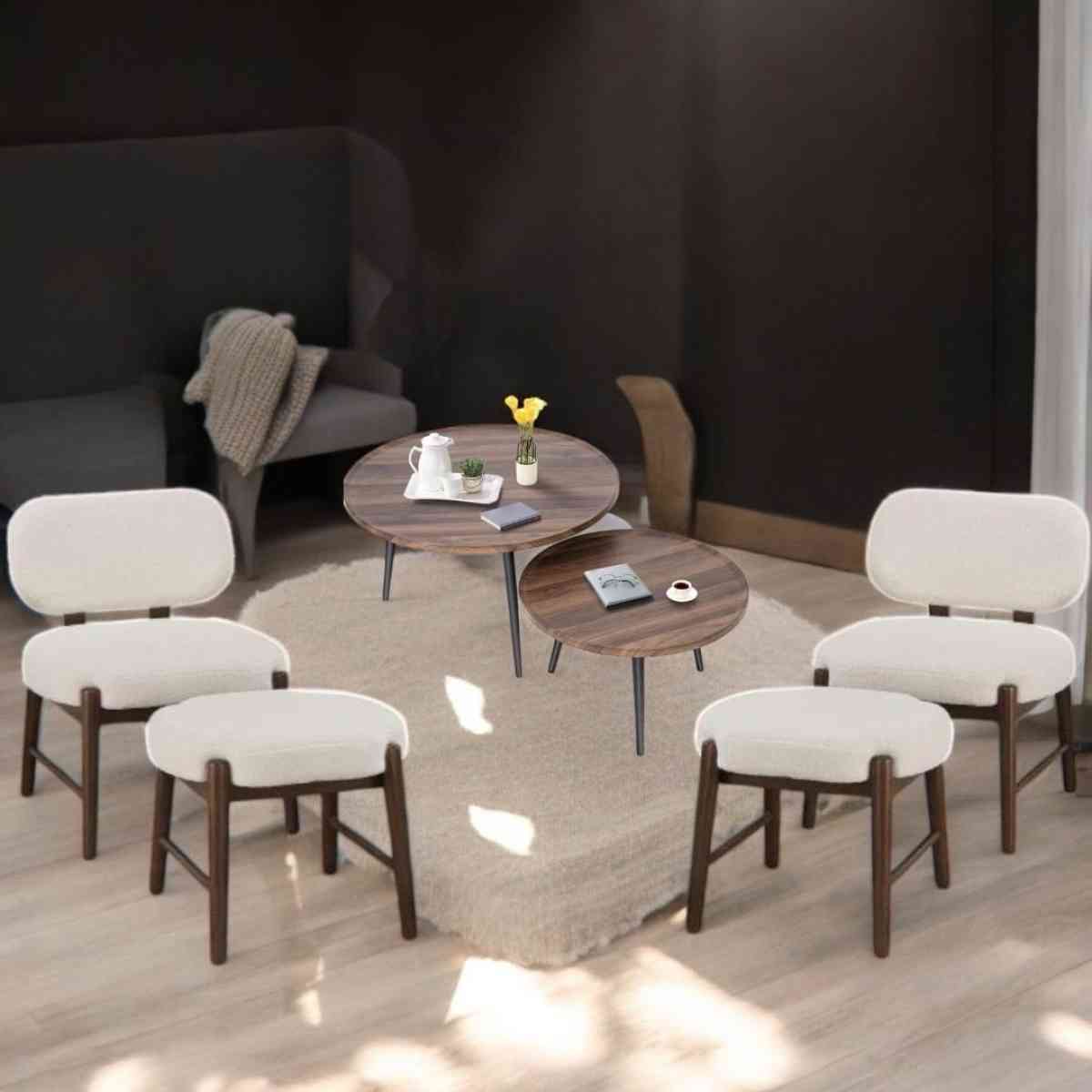 Brand New Never open box Wooden chairs Comfortable round - Corona, California - FleaMarketBay