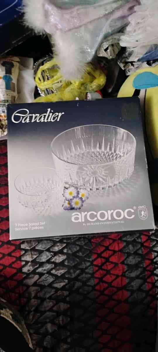New Cavalier 7 Piece Salad Set - Prescott, Wisconsin - FleaMarketBay