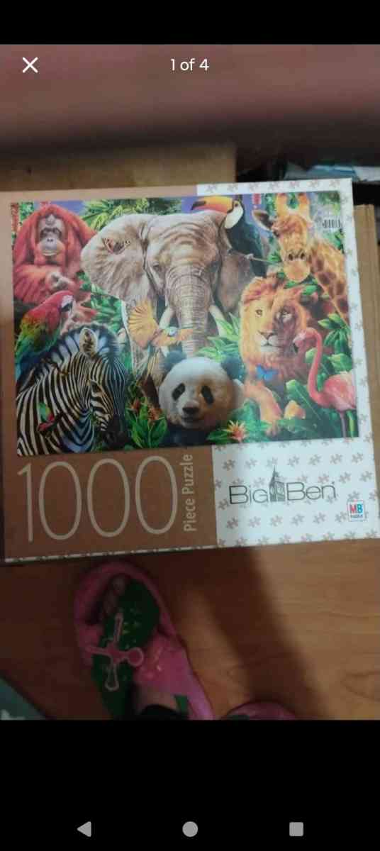 4 1000 piece puzzles - Fruitland Park, Florida - FleaMarketBay