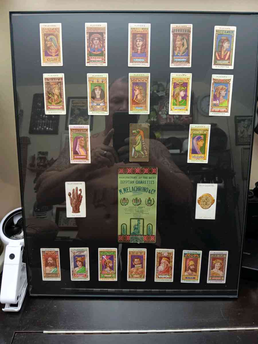 early 1900s EGYPTIAN CIGARETTE CARDS - Adams, New York