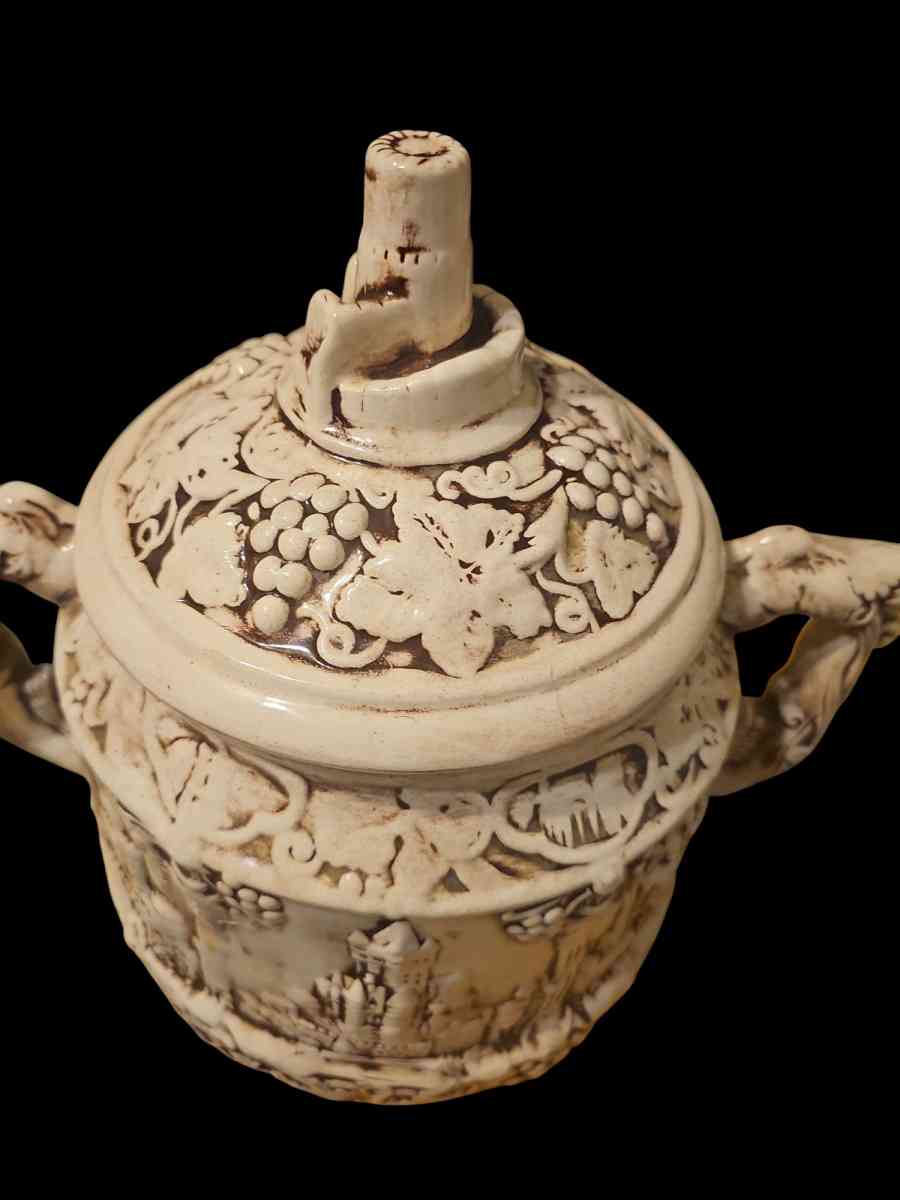 Large Castle Biscuit Jar - Mcloud, Oklahoma - FleaMarketBay