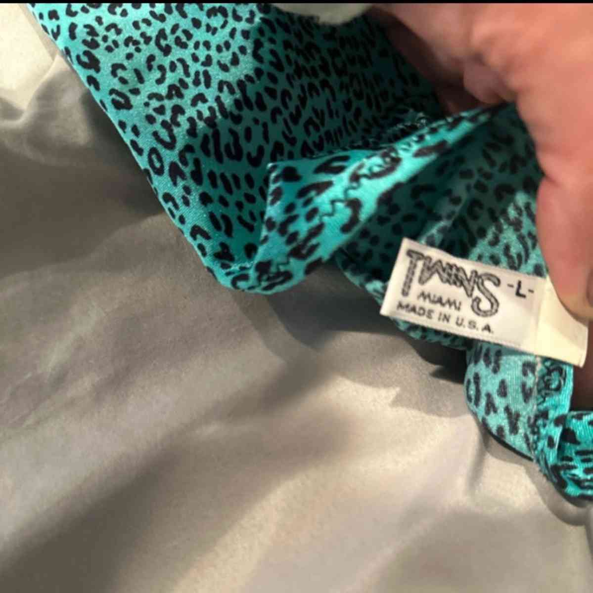 Vintage Leopard print One piece bathing suit - Marine City, Michigan - FleaMarketBay