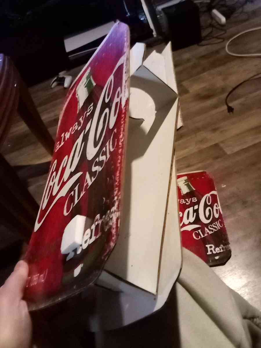 3 coca cola signs - Mc Minnville, Tennessee - FleaMarketBay