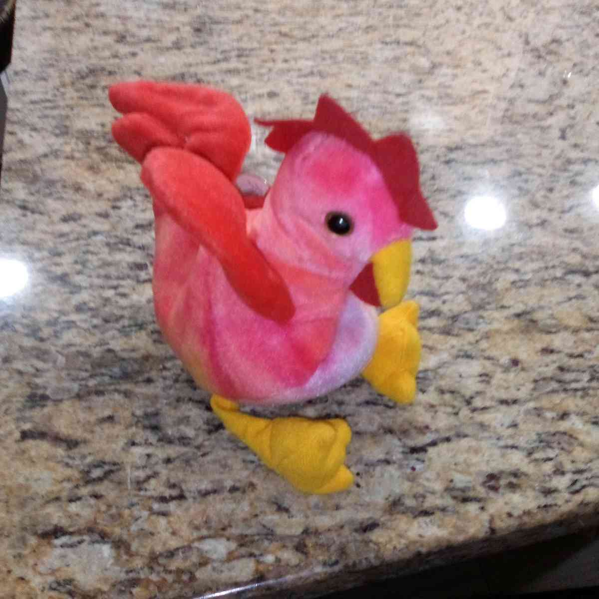 ty STRUT BEENIE BABY Very rare with error - Mesa, Arizona