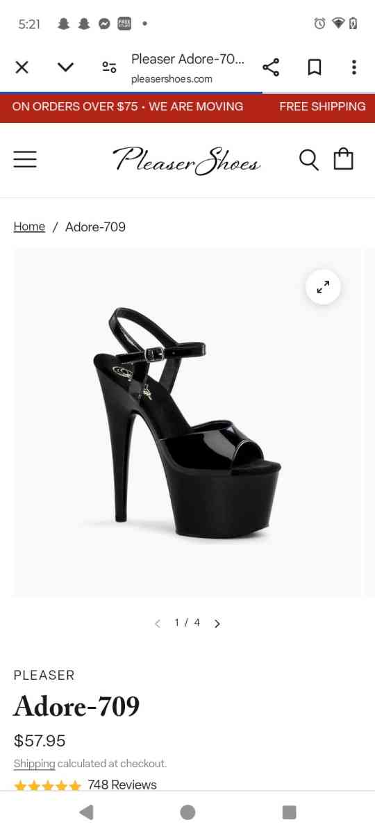 pleaser heels size 6 - El Paso, Texas - FleaMarketBay