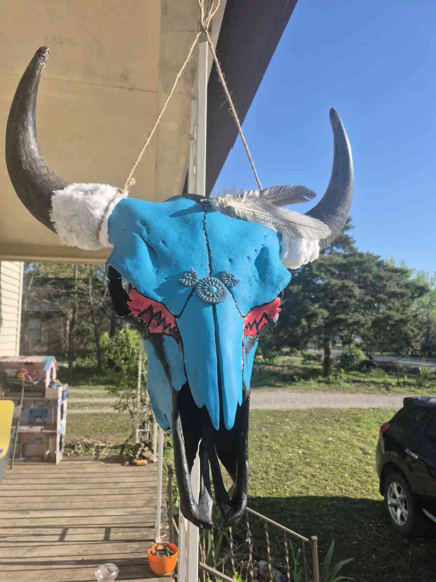 Buffalo native american artwork by melrabbit - Claremore, Oklahoma