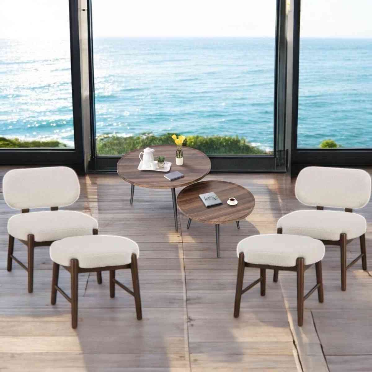 Brand New Never open box Wooden chairs Comfortable round - Corona, California - FleaMarketBay